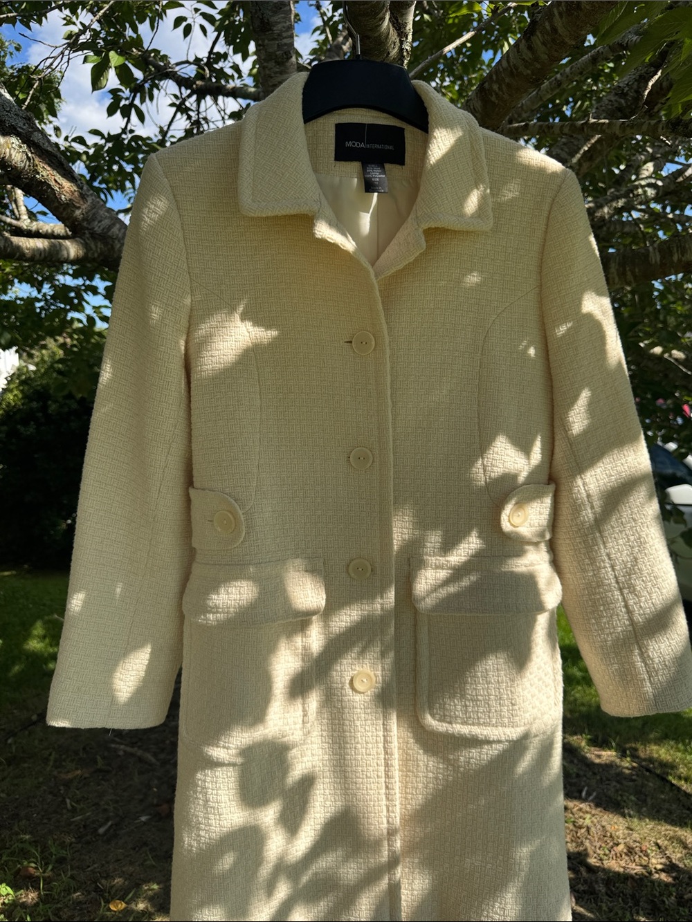 ModaInternational Tweed Wool coat